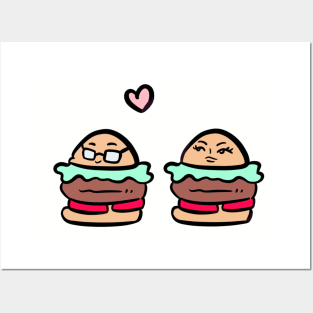 Hamburger Lovers Posters and Art